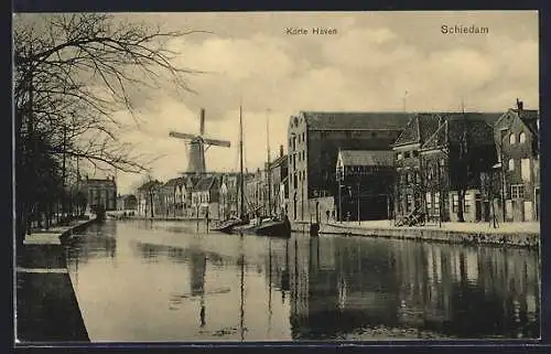 AK Schiedam, Korte Haven, Windmühle