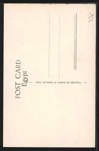 AK Egypt, Native Woman, arabische Volkstypen