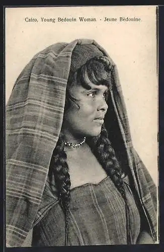 AK Cairo, Young Bedouin Woman