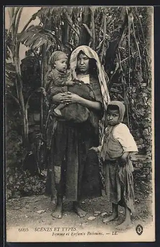 AK Femme et Enfants Bédouins