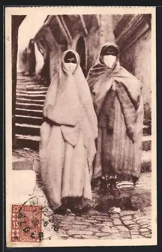 AK Alger, Femmes Arabe voilées