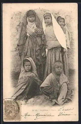 AK Biskra, Gruppe arabischer Menschen
