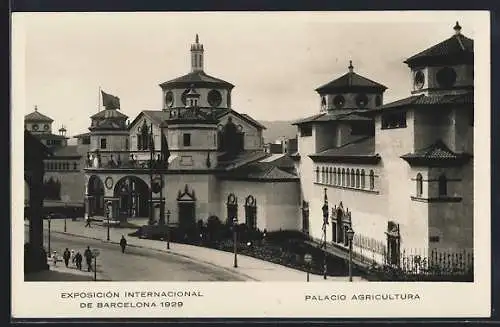 AK Barcelona, Exposicion Internacional de Barcelona 1910, Palacio Agricultura