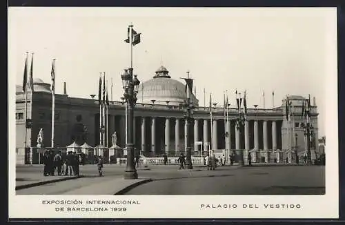 AK Barcelona, Exposicion Internacional de Barcelona 1910, Palacio Del Vestido