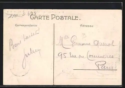 AK Bruxelles, Exposition Universelle 1910, L`Incendie des 14-15 Aout 1910, Bruxelles-Kermesse, Vue Gènèrale