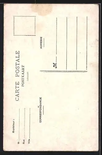 AK Bruxelles, Exposition Universelle de Bruxelles 1910, Entrée de la Section Allemande