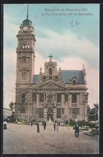 AK Bruxelles, Exposition 1910. Le Pavillon de la ville de Bruxelles - Ausstellung