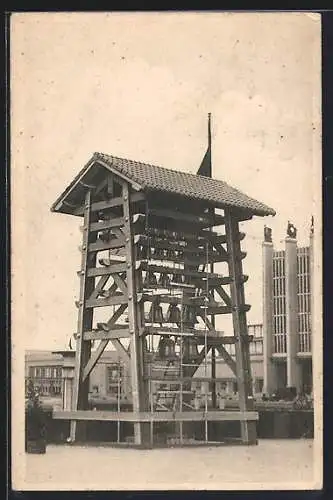 AK Bruxelles, Exposition Bruxelles 1935, Palaud de la Vie Catholique, Le Carillon