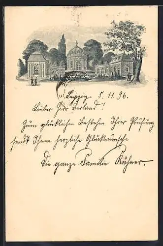 Künstler-AK Nürnberg, Bayerische Landes-Ausstellung 1896