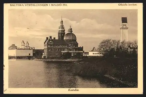 AK Malmö, Baltiska Utställningen 1914, Kastellet