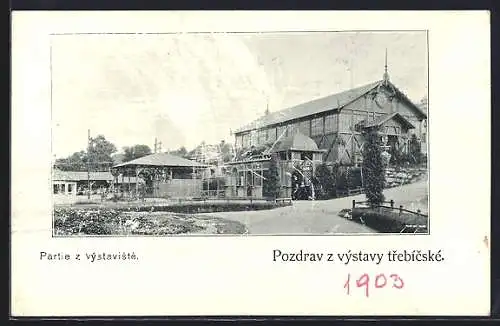 AK Trebic, Partie z vystaviste, Ausstellung