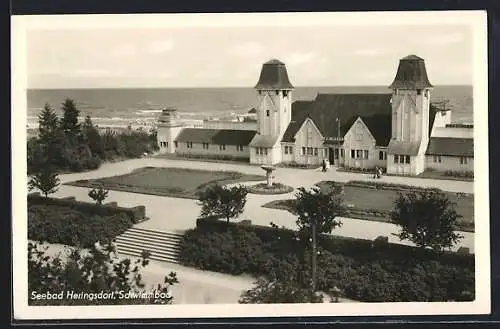 AK Heringsdorf / Ostseebad, Schwimmbad