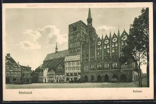 AK Stralsund, Rathaus und Nicolaikirche