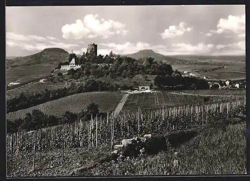 AK Beilstein / Heilbronn, Blick auf Burg Hohenbeilstein