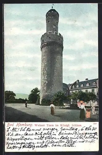 AK Bad Homburg, Weiser Turm im Königlichen Schloss