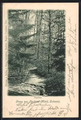 AK Buckow / Märk. Schweiz, Elysium