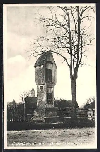 AK Dinkelsbühl, Marterl an der alten Promenade