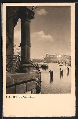 AK Berlin, Blick vom Mühlendamm