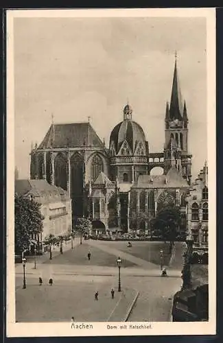 AK Aachen, Dom mit Katschhof