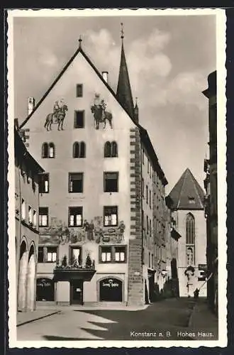 AK Konstanz a. B., Hohes Haus im Sonnenschein