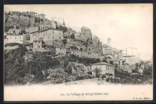 AK Roquebrune, Le Village de Roquebrune