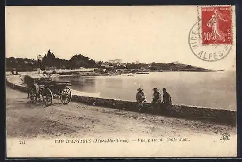 AK Cap d`Antibes, Vue prise du Golfe Juan
