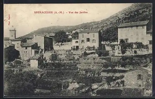 AK Spéracèdes, Vue des Jardins