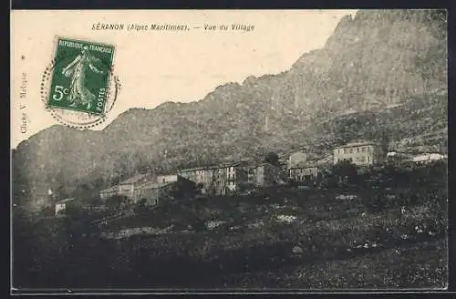 AK Séranon, Vue du Village
