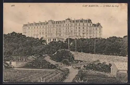AK Cap Martin, L`Hôtel du Cap et ses jardins luxuriants
