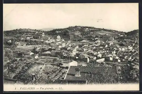 AK Vallauris, Vue générale