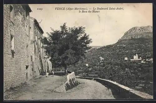 AK Vence, Le Boulevard Saint-André, le Baou des Blancs