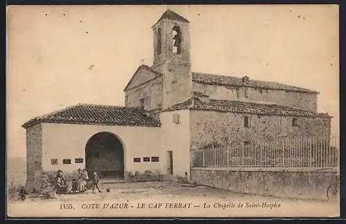 AK Le Cap Ferrat, La Chapelle de Saint-Hospice