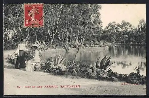 AK Ferrat Saint-Jean, Promenade au bord du lac du Cap