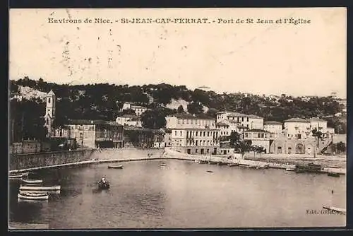 AK Saint-Jean-Cap-Ferrat, Port de St Jean et l`église