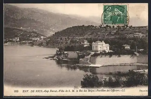 AK Cap Ferrat, Villa du Roi des Belges et Pavillon des Officiers