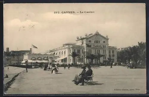AK Cannes, Le Casino et Promenade animée
