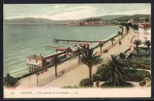 AK Cannes, Vue générale de la Croisette