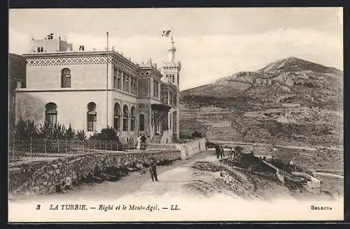 AK La Turbie, Righi et le Mont-Agel