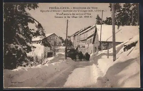 AK Peïra-Cava, Sports d`Hiver, Entrée du Village