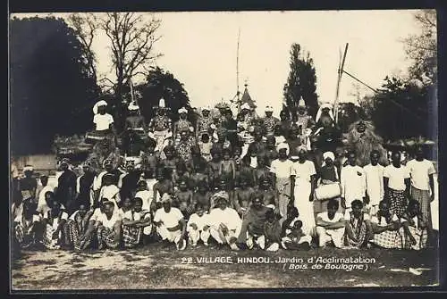 AK Village Hindou, Jardin d`Acclimatation
