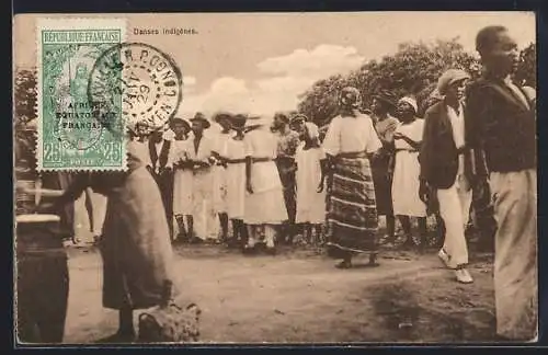 AK Danses indigènes, Afrikaner beim Tanz