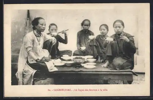 AK Cochinchine, Le Repas des femmes à la ville