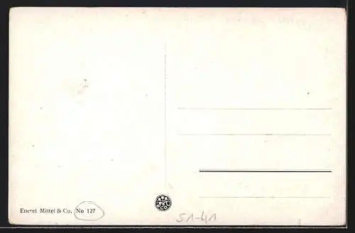 AK Trondhjem, Norwegisches Mädchen mit Rentieren