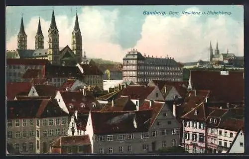 AK Bamberg, Dom mit Residenz und Michelsberg