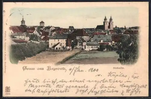 AK Bayreuth, Stadtgrenze and der Südseite