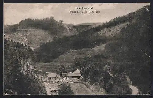 AK Schwarzenbach a. Wald, Dorschmühle im Rodachtal