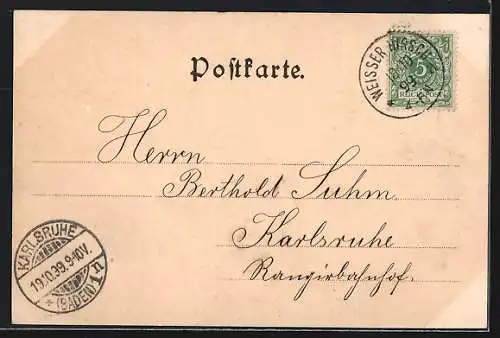 AK Dresden-Loschwitz, Gesamtansicht mit Drahtseilbahn