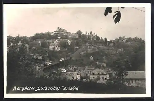 AK Dresden-Weisser Hirsch, Berghotel Luisenhof