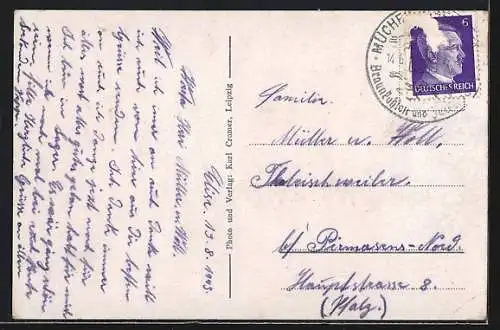 AK Leipziger Messe, Zentral-Messpalast in der Grimmaischen Strasse