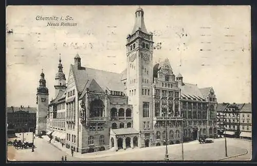 AK Chemnitz i. Sa., Neues Rathaus